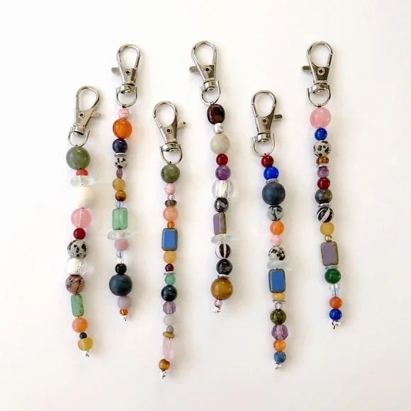 handmade one of a kind bag charm / keychain - Picture 2 of 4